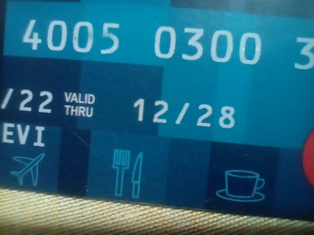 debit card valid date