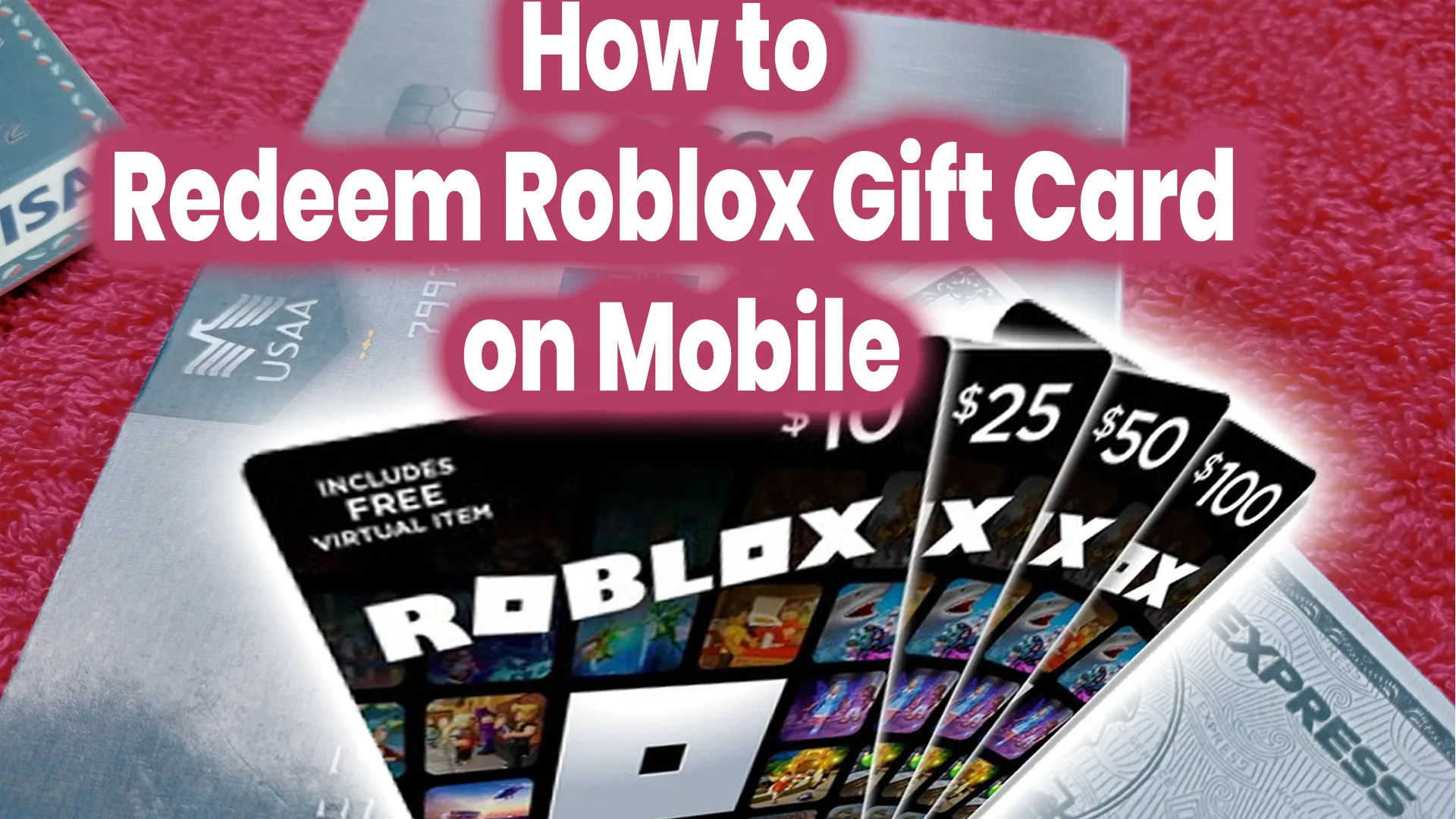 how to redeem roblox gift card on mobile