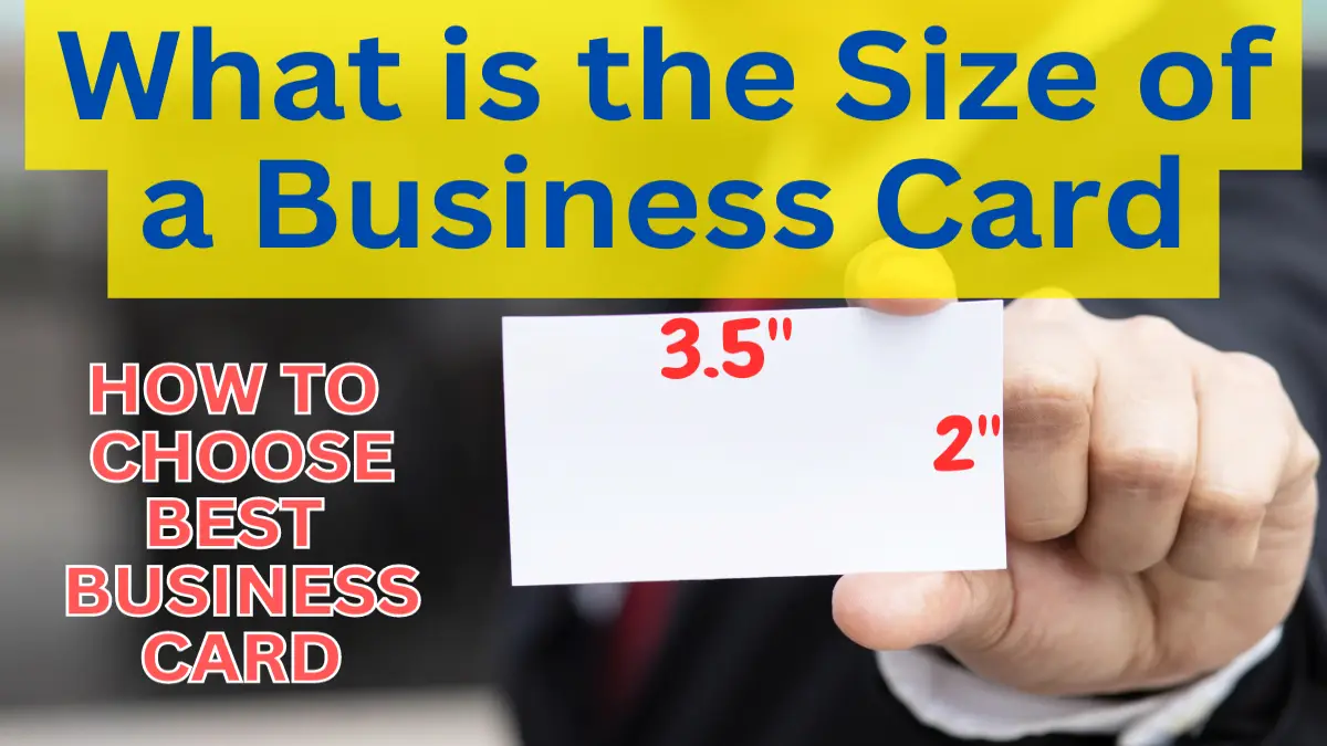 what is the size of a business card