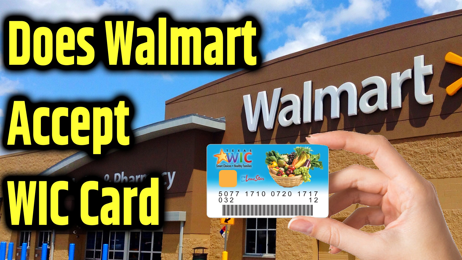 does walmart accept wic card