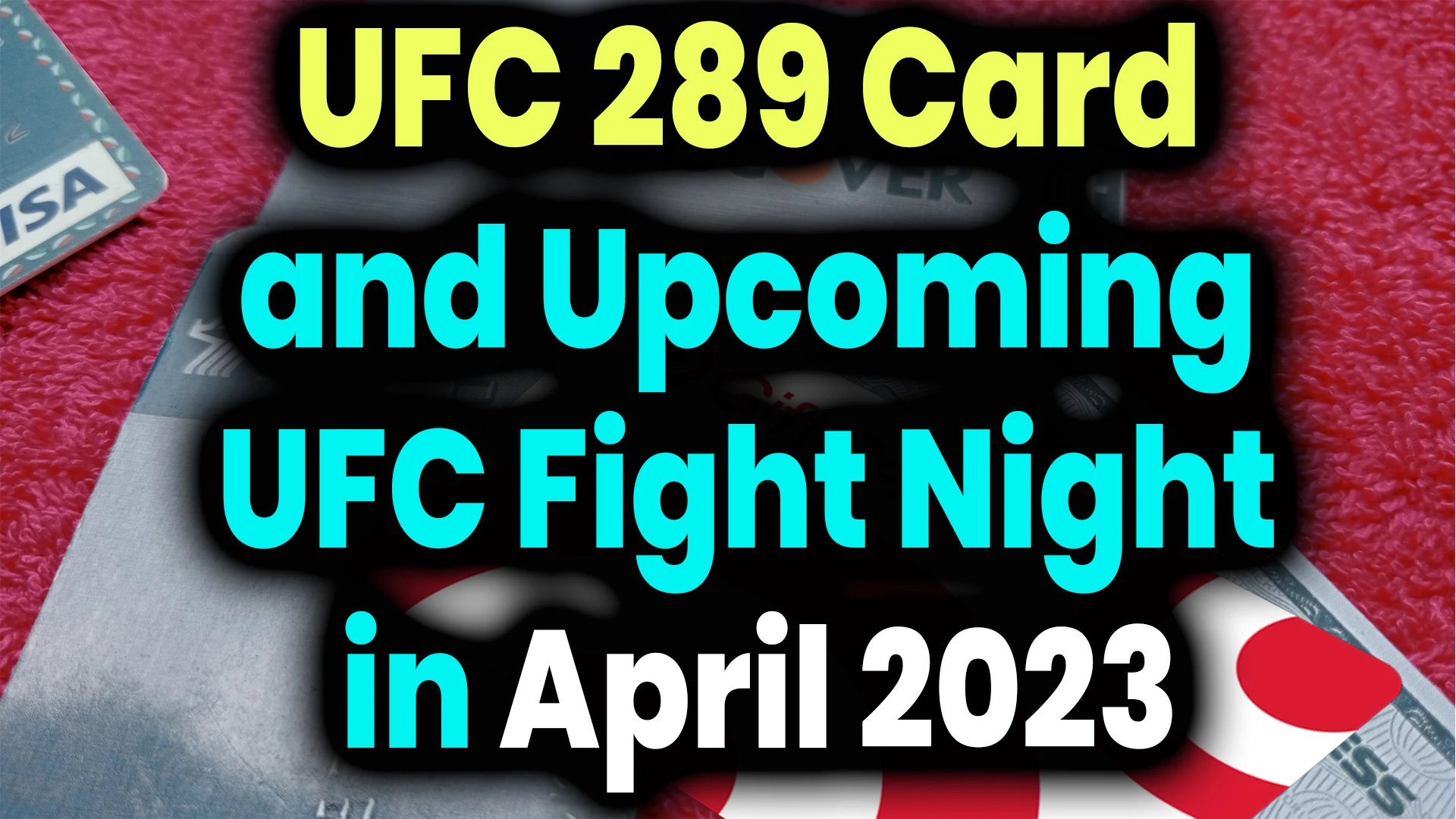 ufc 289 card