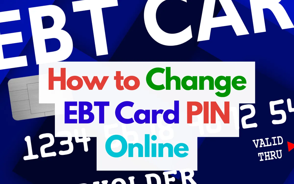 how to change ebt card pin online